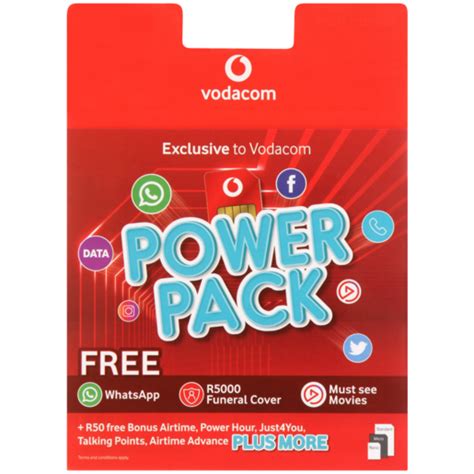 vodacom prepaid sim card